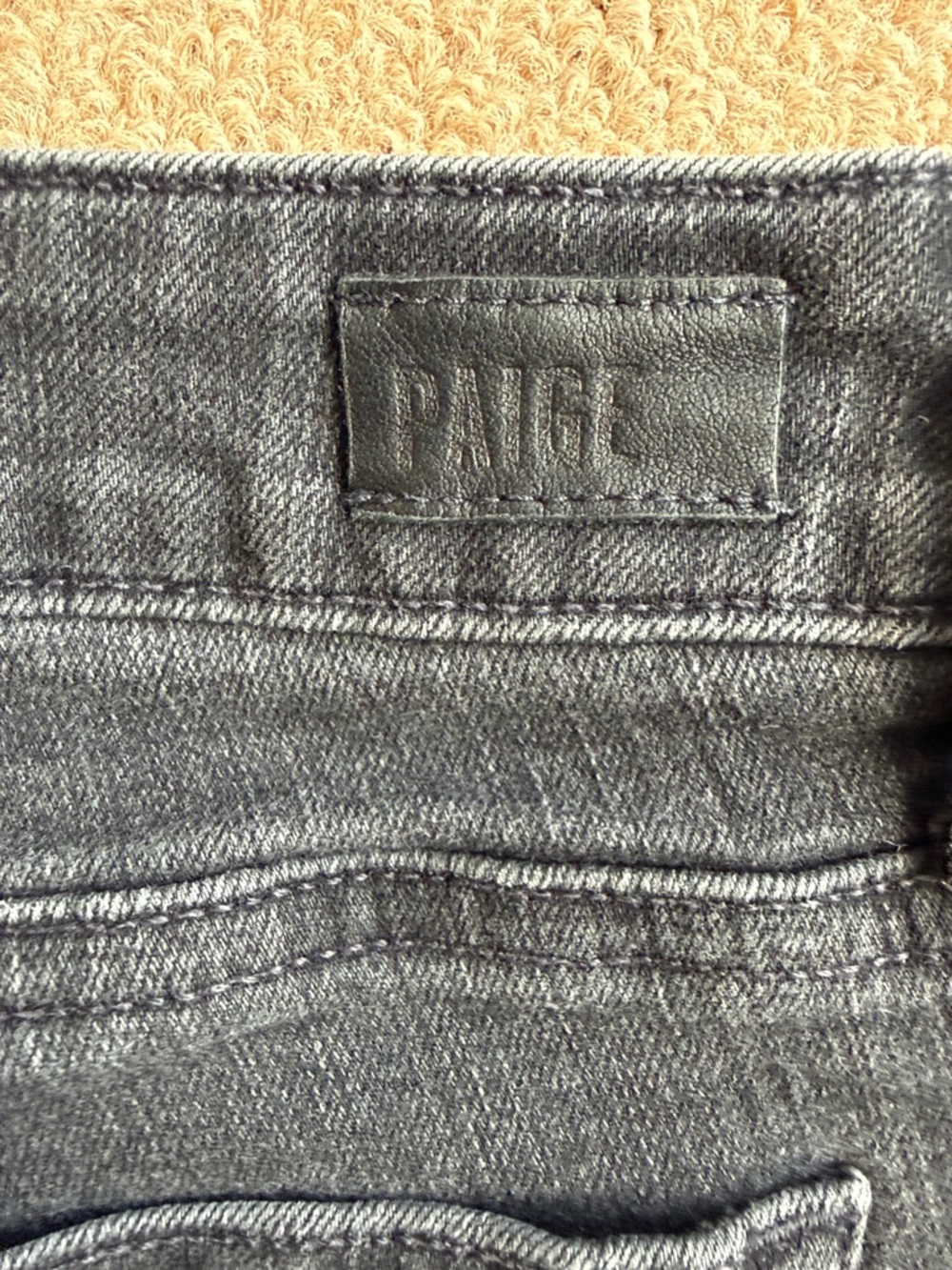 PAIGE Gray Skinny Jeans – Mid Rise Stretch Denim